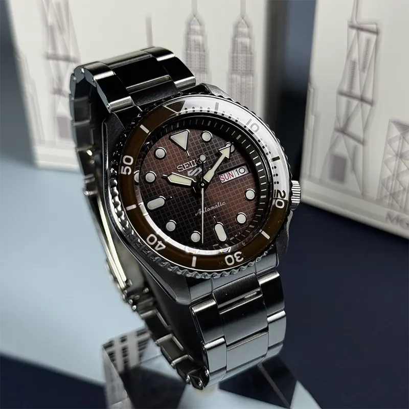 Seiko 5 Sports Limited Edition Brown Dial Men's Watch- SRPM13K1